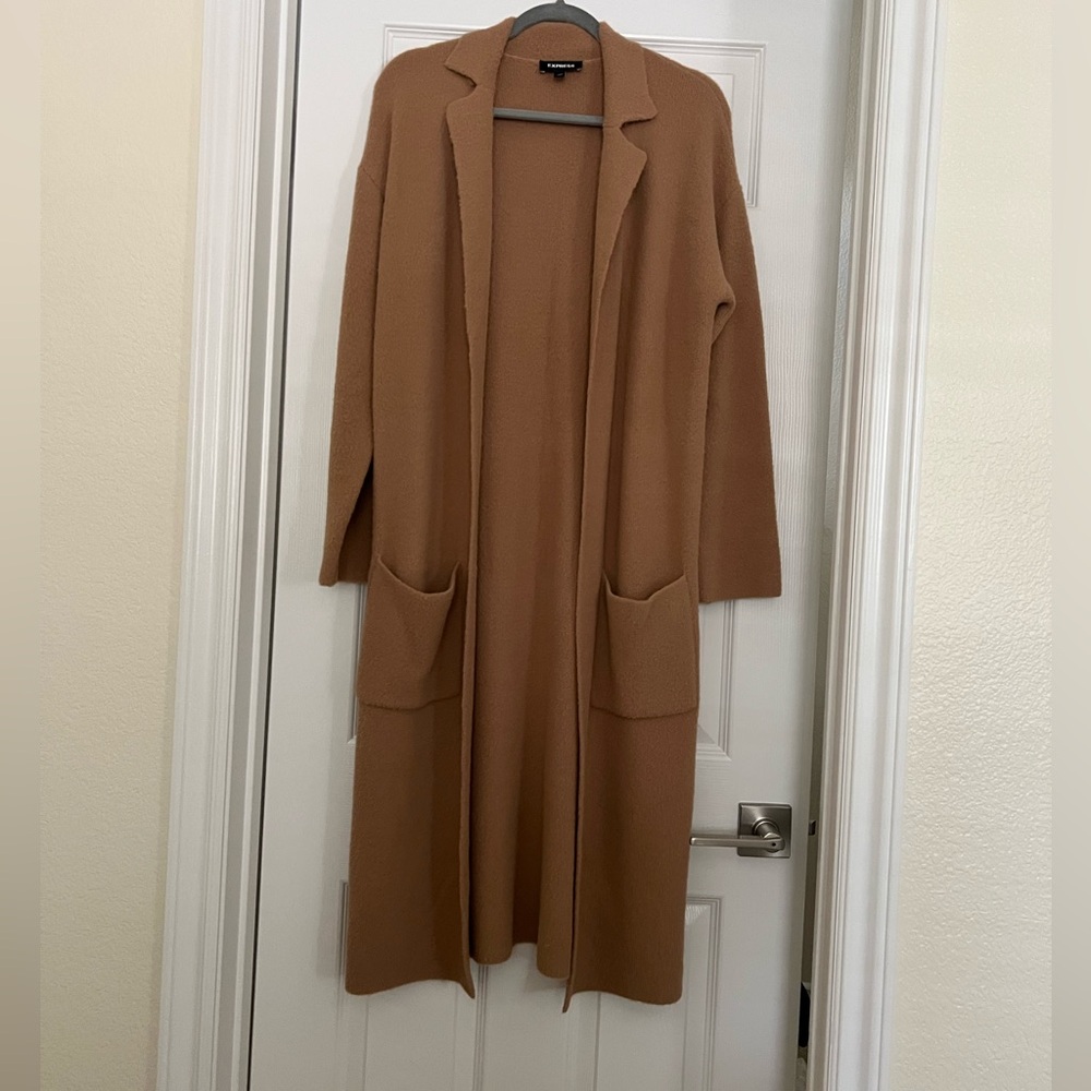 Express Cozy Notch Collar Cardigan